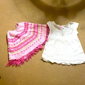 Knit pull over with knit shirt barely worn